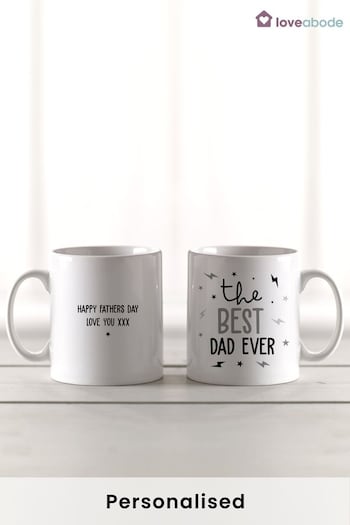 Personalised Best Dad Ever Mug By Loveabode (R79272) | £10