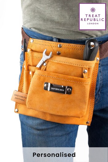 Personalised Leather Tool Belt by Treat Republic (R79374) | £19