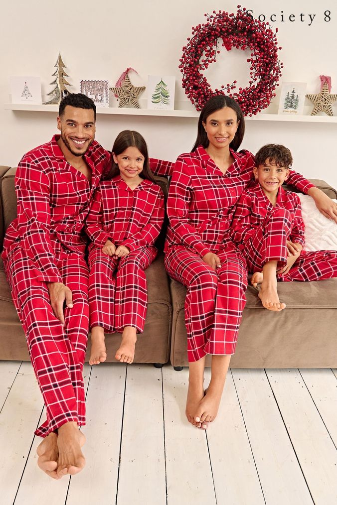 Matching family store plaid shirts