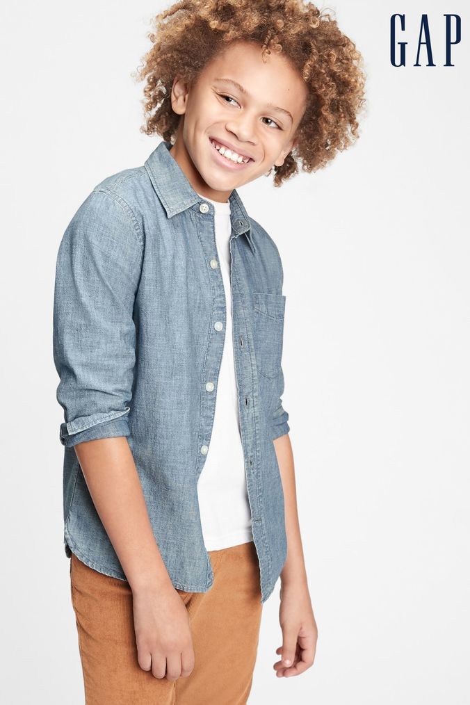 Buy Boys Gap Plain Shirts Online Next UK