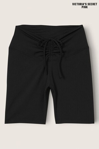 Victoria's Secret PINK Pure Black Ruched Cycling Short (R80726) | £30