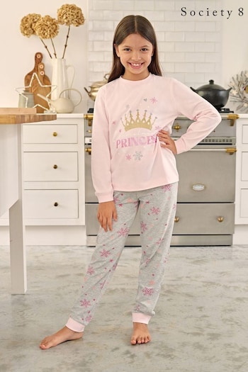 Society 8 Pink Princess Pyjamas Set (R82270) | £20