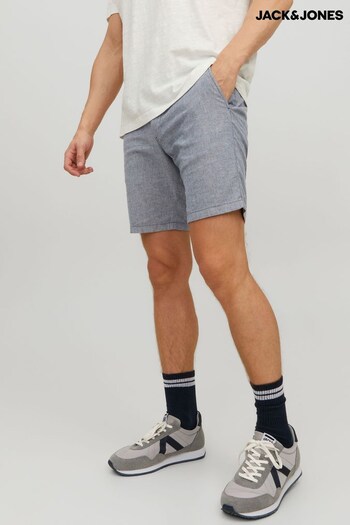 JACK & JONES Blue Linen Shorts (R82333) | £25