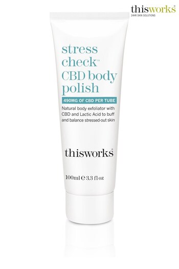 This Works Stress Check CBD Body Polish (R82463) | £12