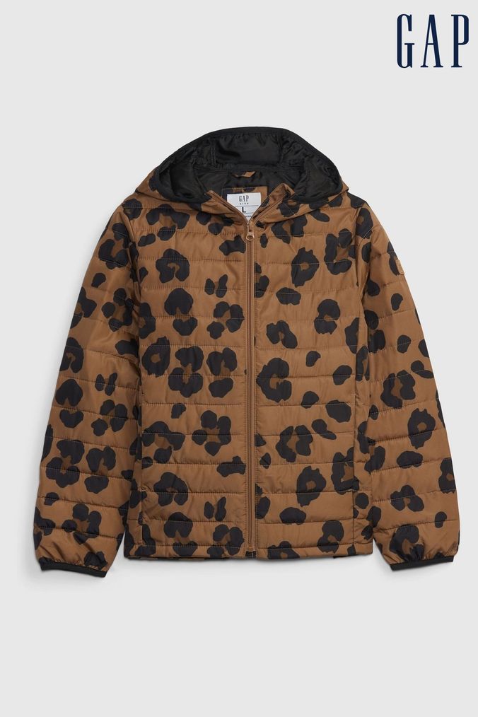 Gap leopard print coat online
