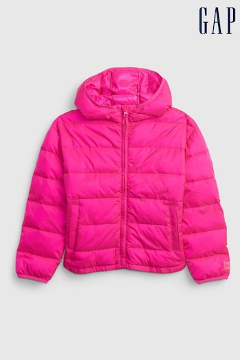 Gap Pink Water Resistant Lightweight Puffer Jacket (R82556) | £35