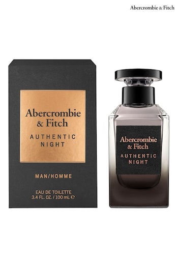 Abercrombie & Fitch Authentic Night for Men Eau De Toilette 100ml (R83282) | £39