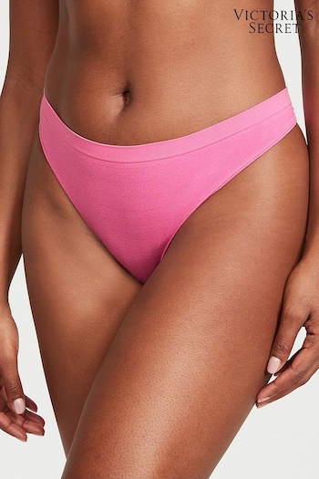 Victoria's Secret Hollywood Pink Dogtooth Smooth Thong Knickers (R83641) | £9