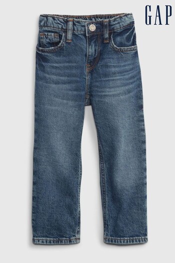 Gap Dark Wash Blue Organic Cotton '90s Loose Jeans Home (R83833) | £25