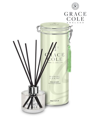 Grace Cole Grapefruit Lime and Mint Reed Diffuser 200ml (R83951) | £25