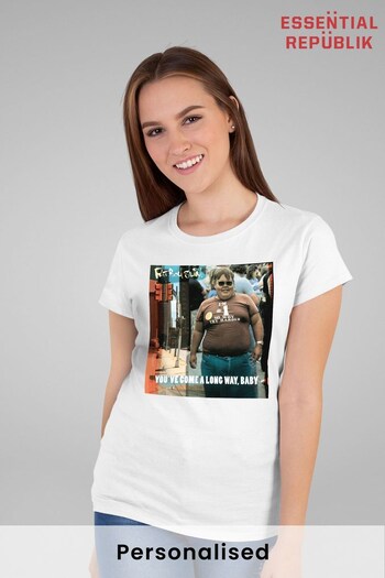Essential Republik White Fatboy Slim You've Come A Long Way Baby Album Cover Women's Music T-Shirt (R83979) | £11