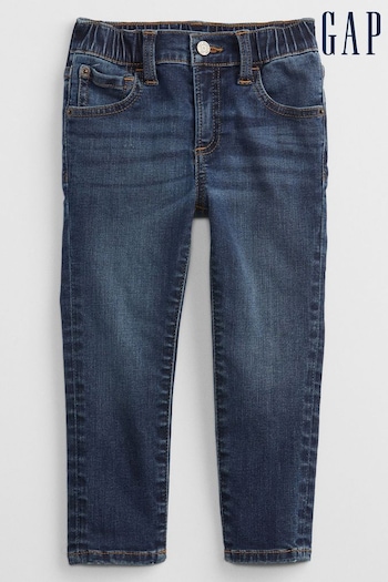 Gap Dark Wash Blue Skinny Stretch Jeans Goes (12mths-5yrs) (R84099) | £20