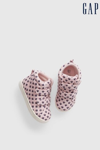 Gap Pink Disney Minnie Mouse High Top Trainers (R84114) | £25