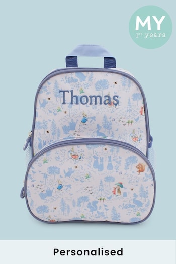 Personalised Peter Rabbit Mini Backpack by My 1st Years (R84210) | £29