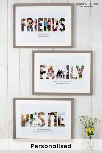 Personalised Picture Print Framed by Jonny's Sister (R84712) | £36