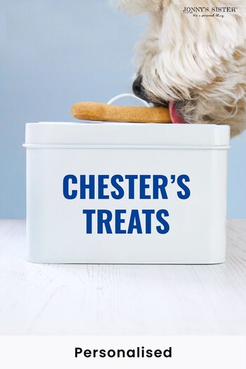 Personalised Pet Treat Tin by Jonny's Sister (R84713) | £29