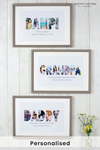Personalised Photograph Picture Frame by Jonny's Sister (R84719) | £36