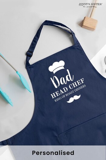Personalised Head Chef Apron by Jonny's Sister (R84722) | £24