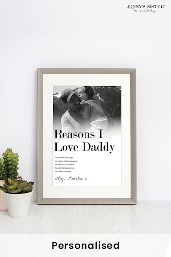 Personalised I Love You Print by Jonny's Sister (R84728) | £35