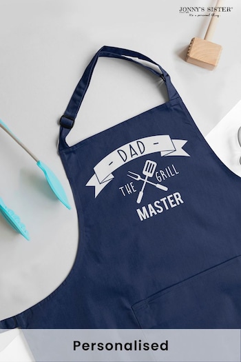 Personalised BBQ Grill Master Apron by Jonny's Sister (R84730) | £24