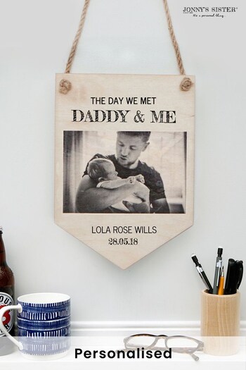 Personalised New Dad Pennant by Jonny's Sister (R84733) | £24