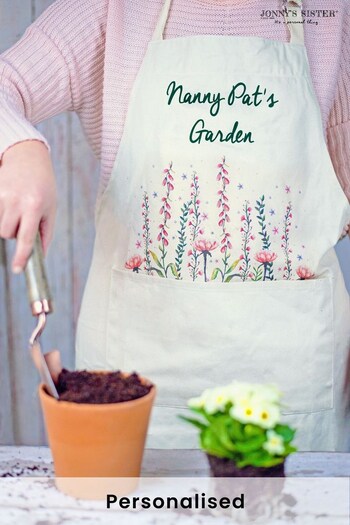 Personalised  Fairtrade Cotton Gardening Apron by Jonny's Sister (R84734) | £25