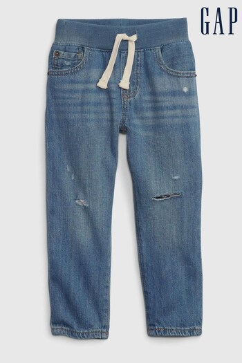 Gap Light Wash Blue Pull-On Slim Jeans (R84743) | £25