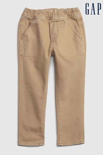Gap Beige Pull-On Easy Taper Jeans (R84745) | £25