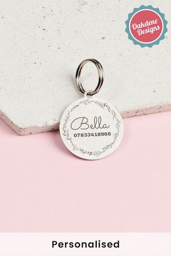 Personalised Cat Tag by Oakdene (R84857) | £7
