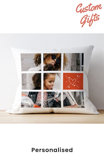 Personalised Photo Upload Cushion by Custom Gifts (R86431) | £20