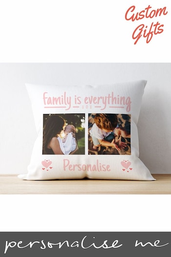 Personalised Photo Upload Cushion by Custom Gifts (R86434) | £20