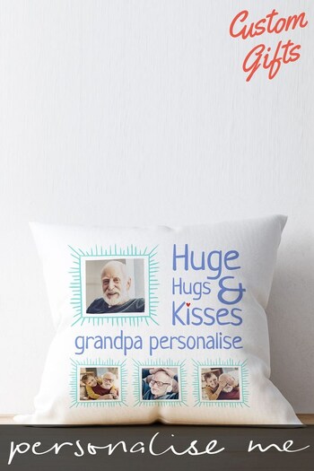 Personalised Photo Upload Cushion By Custom Gifts (R86455) | £20