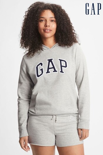 Gap Grey Logo Hoodie (R88931) | £40