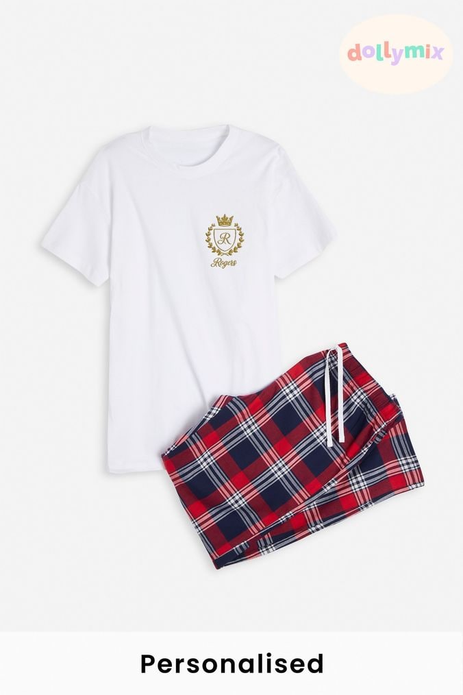 Buy Women s Pyjamas White Justlikeme Online Next UK