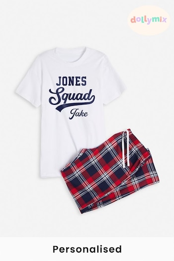 Personalised Mens Family Pyjamas by Dolly Mix (R90327) | £30