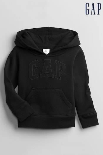 Gap Black Logo Hoodie (Newborn - 5yrs) (R90707) | £18