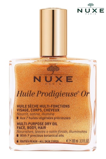 Nuxe Huile Prodigieuse® Or Golden Shimmer Multi-Purpose Dry Oil for Face, Body and Hair 100ml 100ml (R90732) | £33