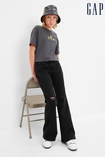 Gap Black Teen Low Rise Flare Jeans (R90751) | £35