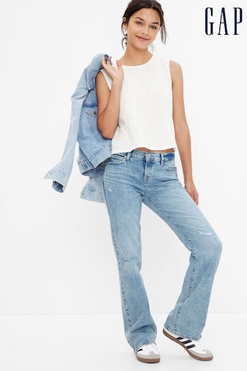 Gap Light Wash Blue Low Rise Vintage Boot Jeans (R90752) | £35