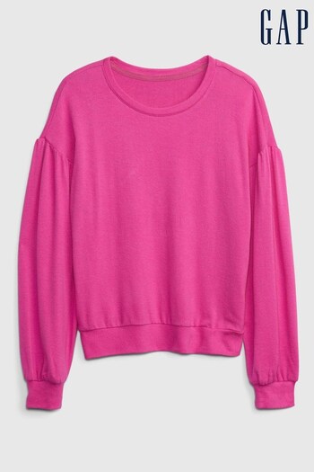 Gap Neon Pink Softspun Dolman Long Sleeve Top (R90803) | £18