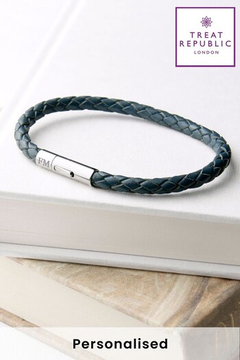Personalised Woven Bracelet by Treat Republic (R92054) | £30