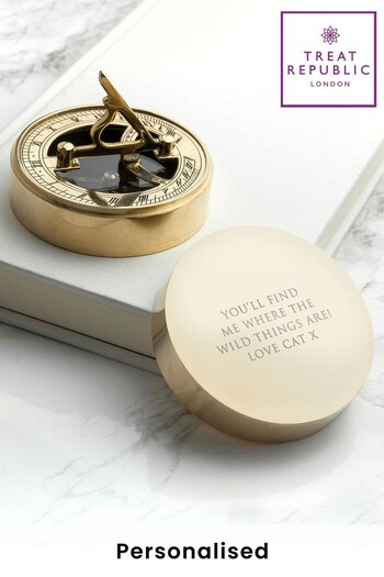 Personalised Compass by Treat Republic (R92148) | £65
