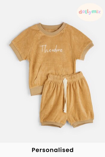 Personalised Towelling 2-Piece Set by Dollymix (R92173) | £25