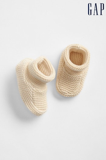 Gap Beige Brannan Bear Graphic Booties (R92981) | £12