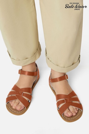 Salt-Water Sandals Impact TAN Leather Original Sandal (R94038) | £70