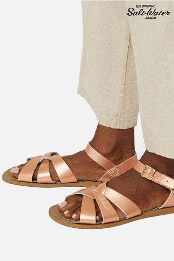 Salt-Water Sandals met Rose Gold Leather Original Sandal (R94040) | £70