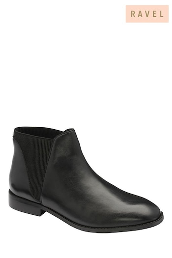 Ravel Black Ankle Boot (R94159) | £65