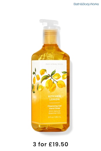 Bath & Body Works Kitchen Lemon Cleansing Gel Hand Soap 8 fl oz / 236 mL (R95170) | £10