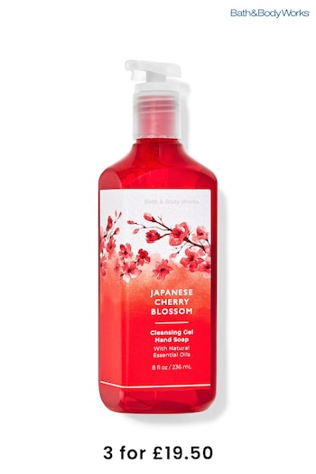 Bath & Body Works Japanese Cherry Blossom Cleansing Gel Hand Soap 8 fl oz / 236 mL (R95175) | £10