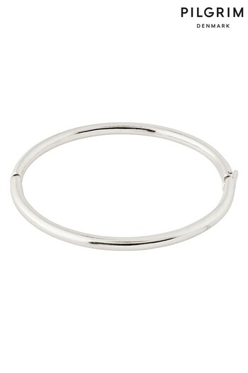 PILGRIM Silver Sophia  Recycled Bangle Bracelet (R95831) | £30